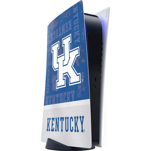 University of Kentucky Jersey Split PS5 Digital Edition Console Skin